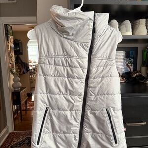 Women's Gray Puffer Vest